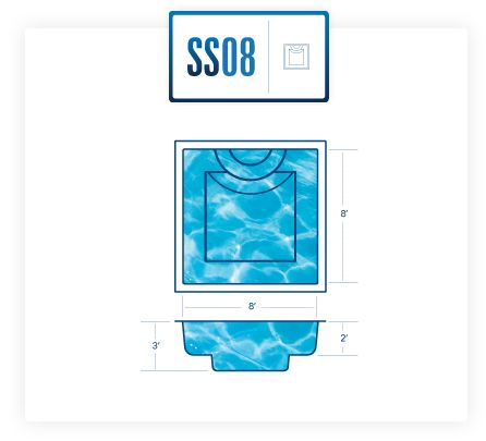 SS08 Fiberglass Pool Diagram