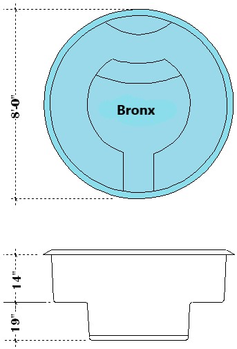 Bronx Fiberglass Pool Diagram