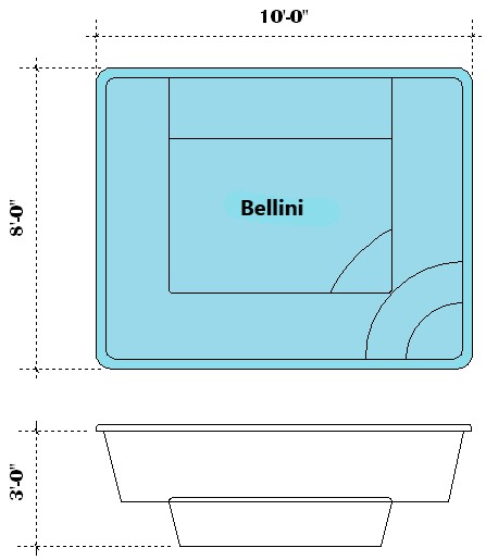 Bellini Fiberglass Pool Diagram