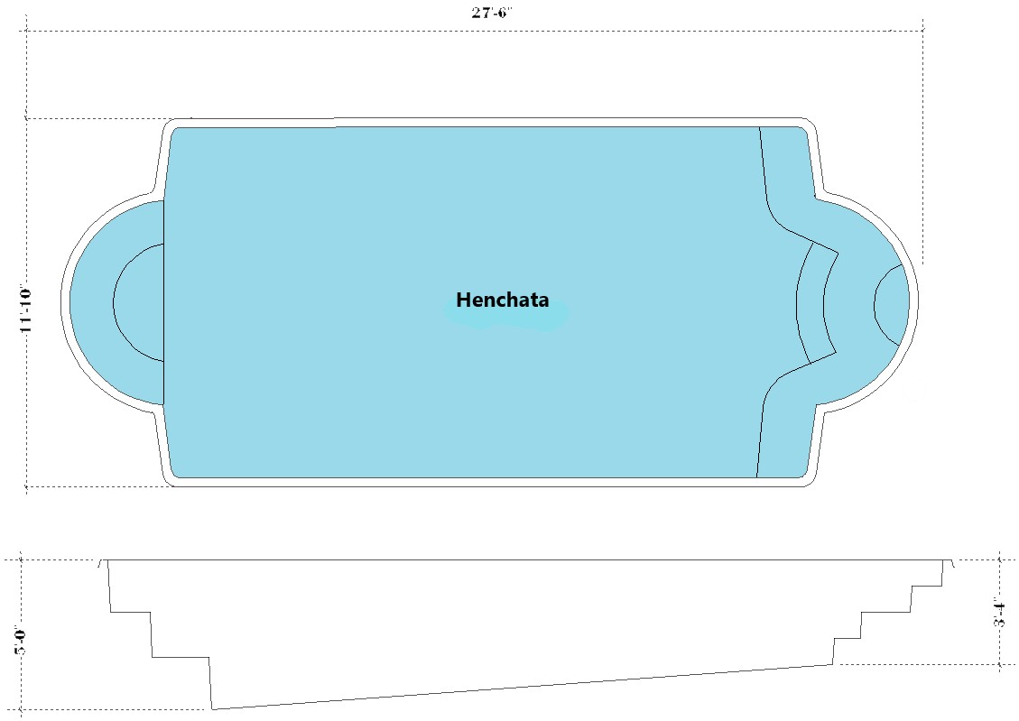 Henchata Fiberglass Pool Diagram